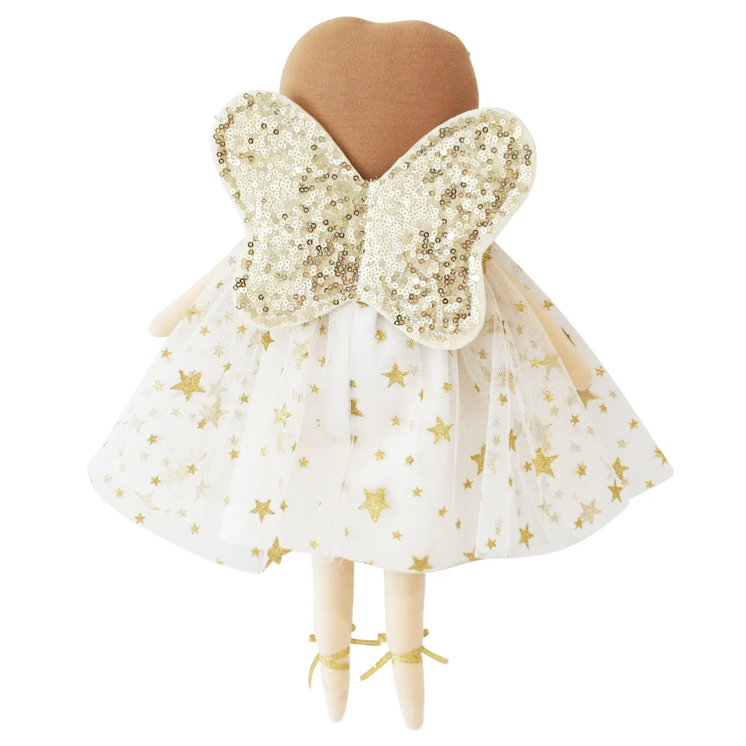 Holly Fairy Ivory Gold