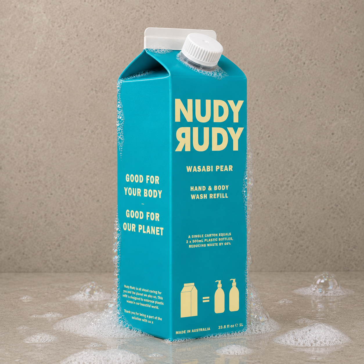 Nudy Rudy Hand & Body Wash Refill