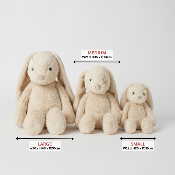 Beige Bunny Small | Jiggle & Giggle