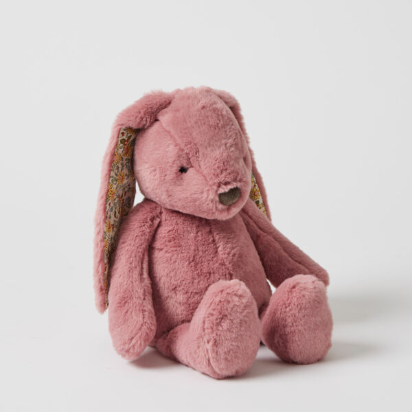 Floral Raspberry Bunny Medium | Jiggle & Giggle