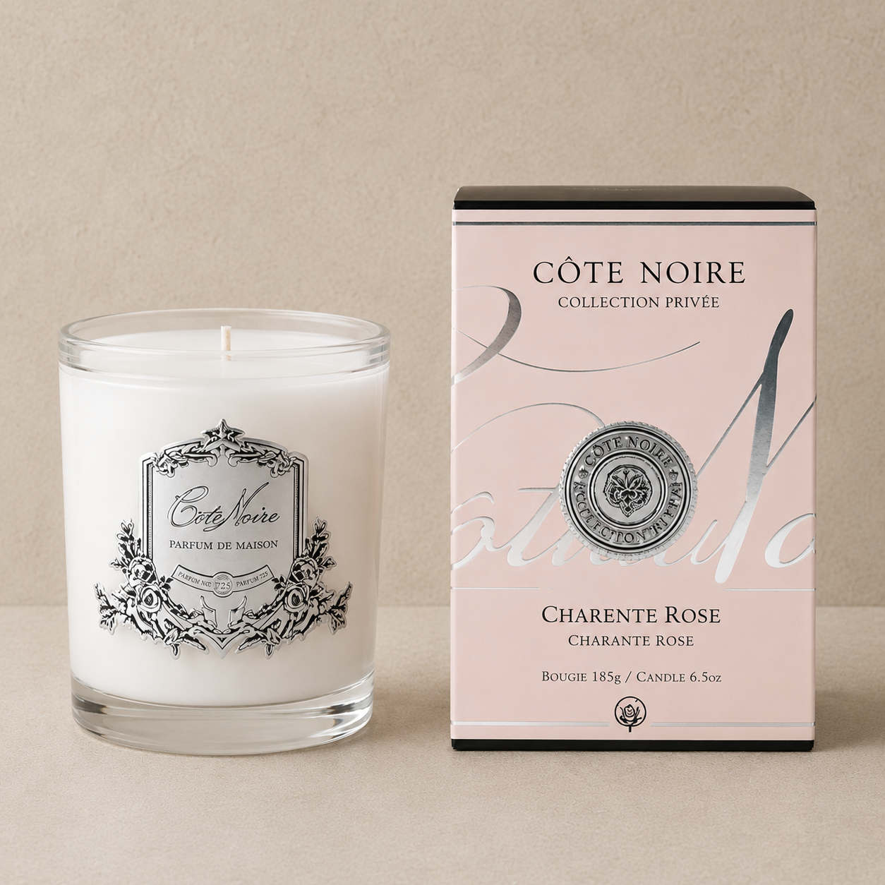 Cote Noire Candle | Charente Rose