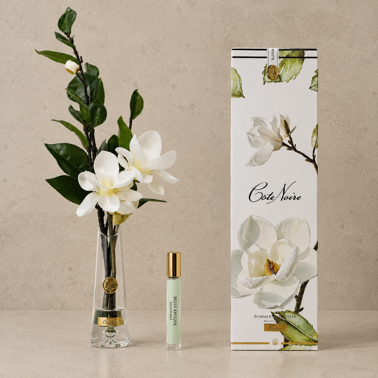 Cote Noire Summer Magnolia | White