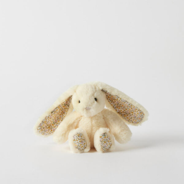 Floral Lemon Bunny Rattle | Jiggle & Giggle