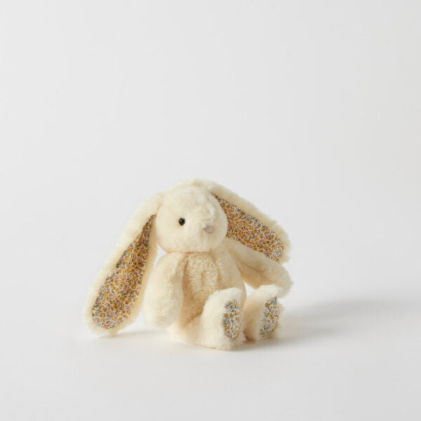 Floral Lemon Bunny Rattle | Jiggle & Giggle