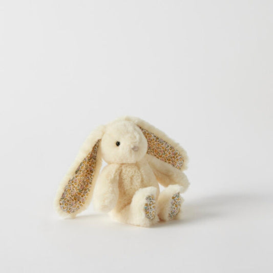 Floral Lemon Bunny Rattle | Jiggle & Giggle