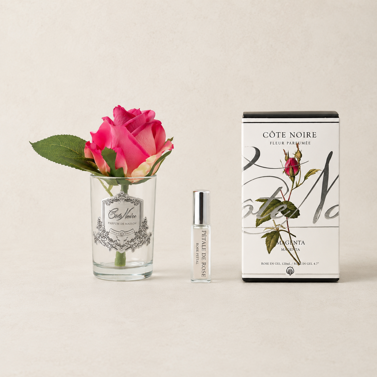 Cote Noire Perfumed Rose Bud | Magenta