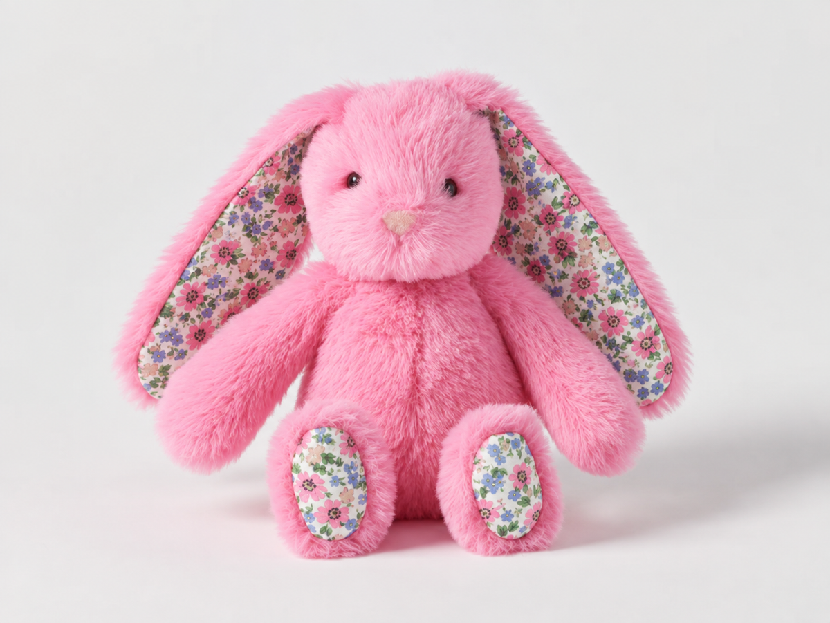 Mini Bunny Floral Rattle | Jiggle & Giggle