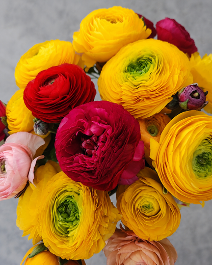 Five Acre Florets Ranunculus Vase
