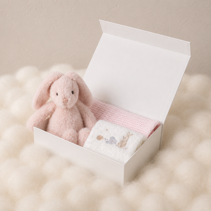 Pink Bunny Hamper Gift Set | Jiggle & Giggle