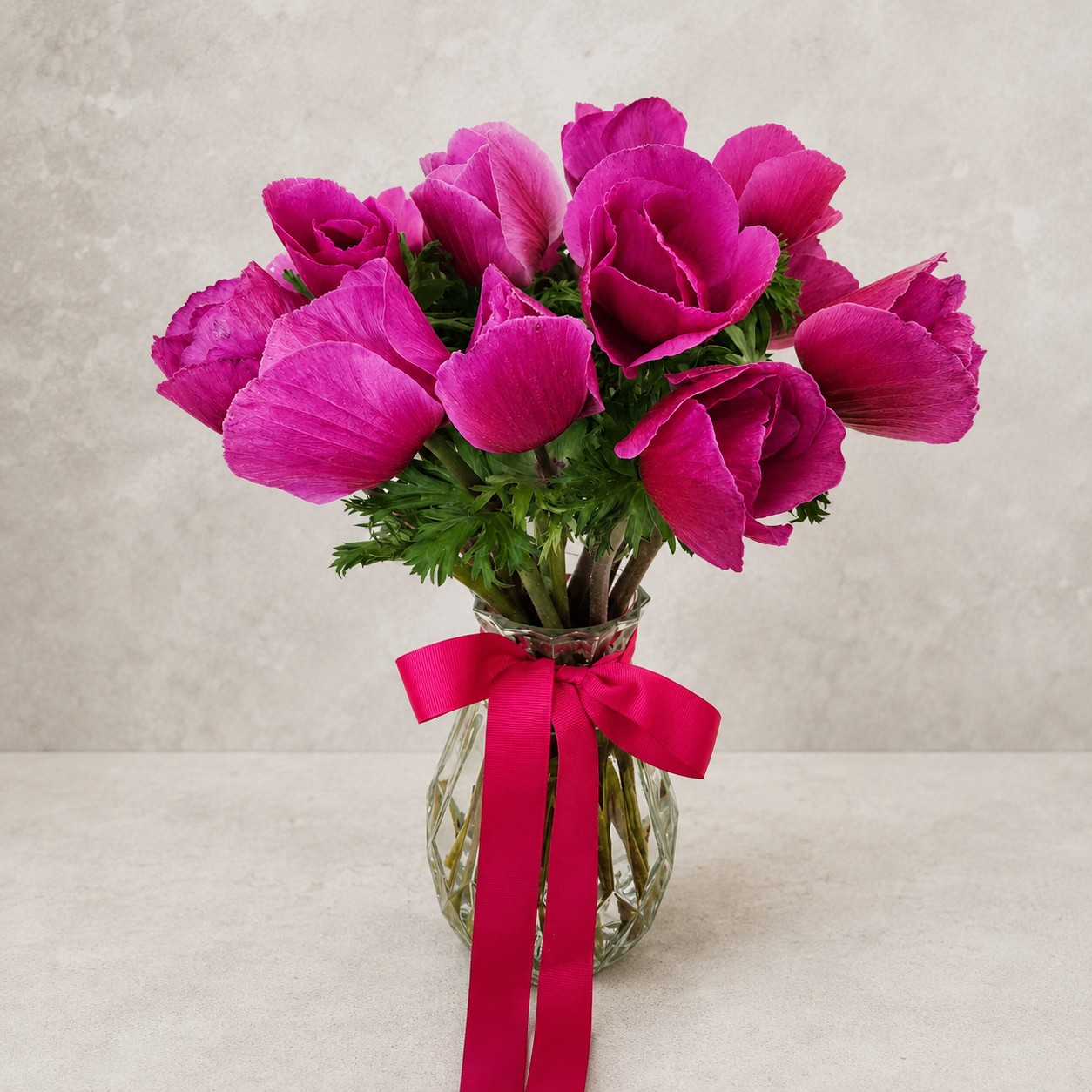 Five Acre Florets Anemone Vase