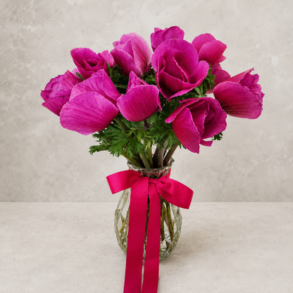 Five Acre Florets Anemone Vase