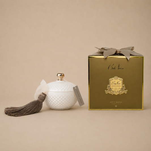 Cote Noire Art Deco Candle Pink Gold Pink Champagne box