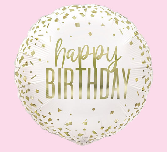 Gold Confetti Birthday