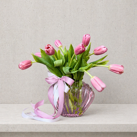 Simply Tulips Vase