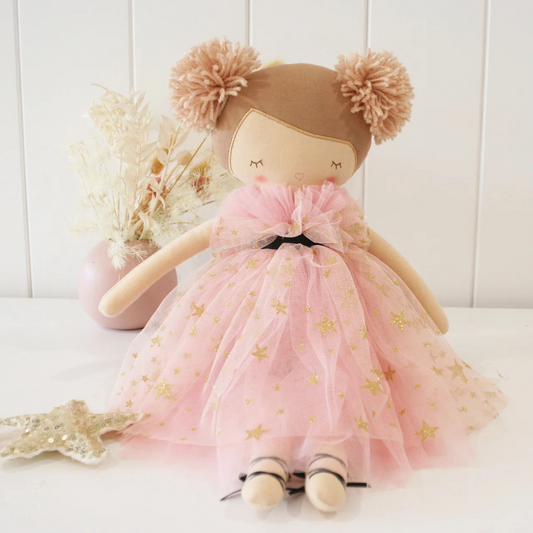 Alimrose Halle Ballerina Doll (Fair & Strawberry Blonde)