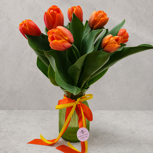 Five Acre Florets Tulip Vase