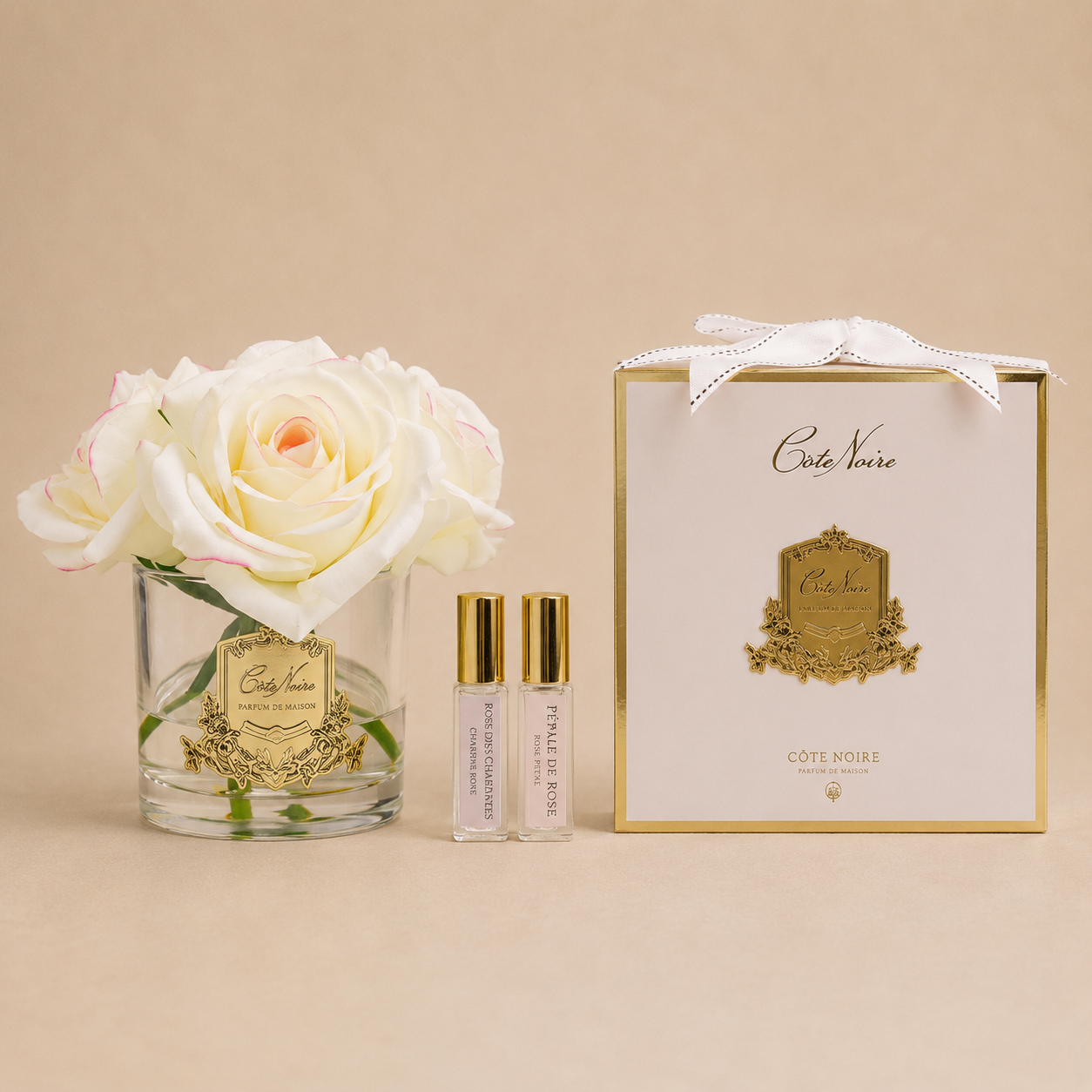 Cote Noire Perfumed Roses Five Heads | Pink Blush