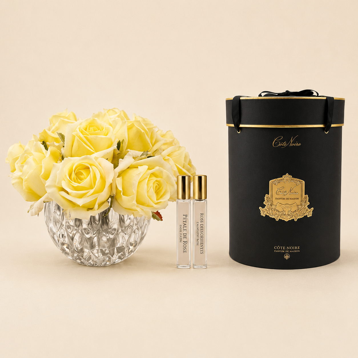 Cote Noire Luxury Round Perfumed Roses