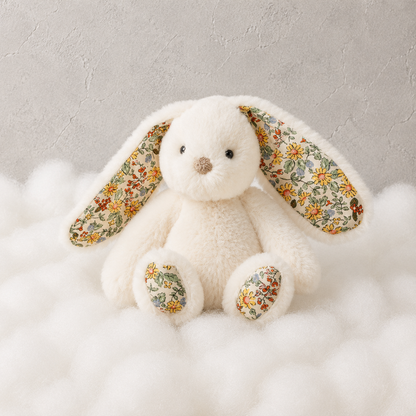 Mini Bunny Floral Rattle | Jiggle & Giggle