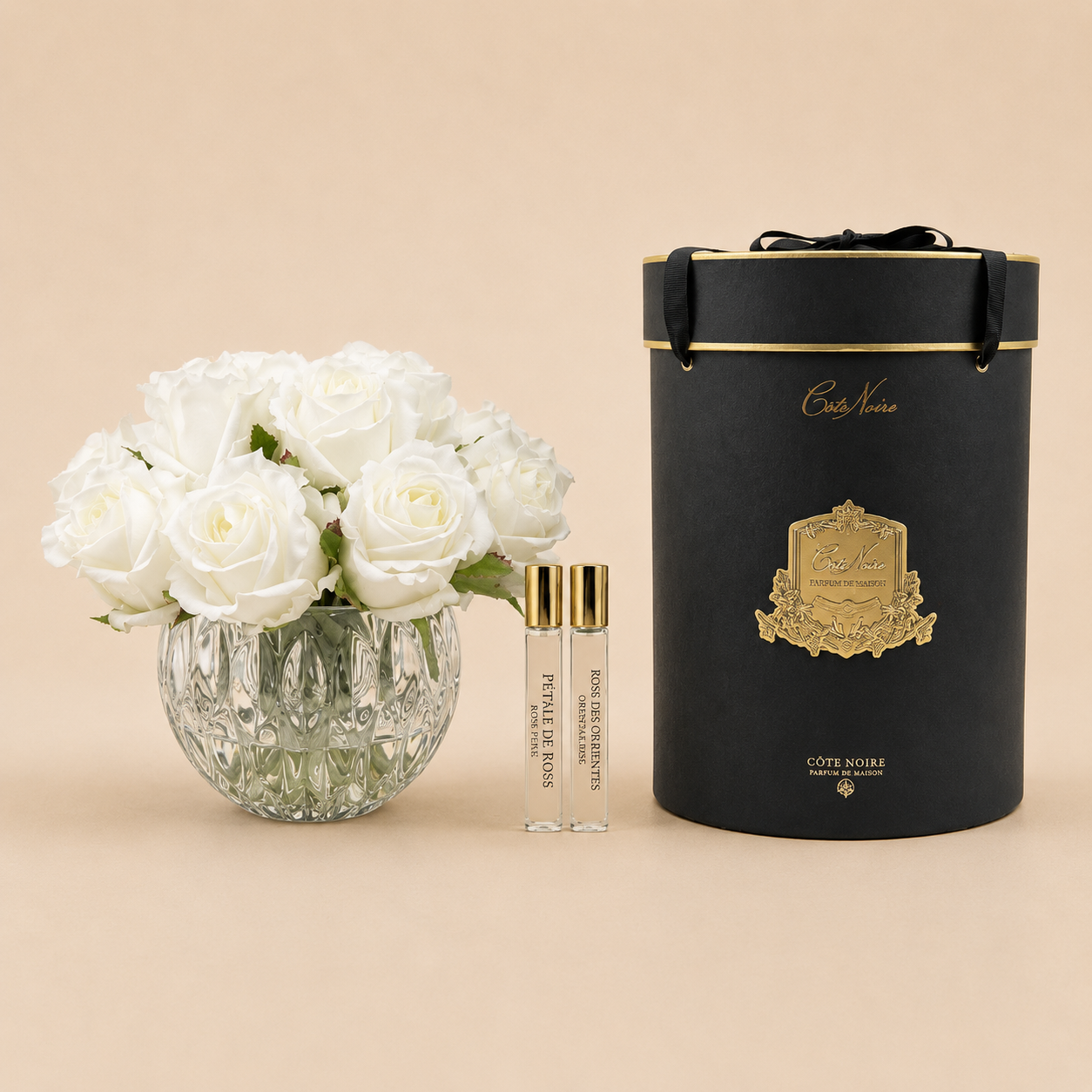 Cote Noire Luxury Round Perfumed Roses