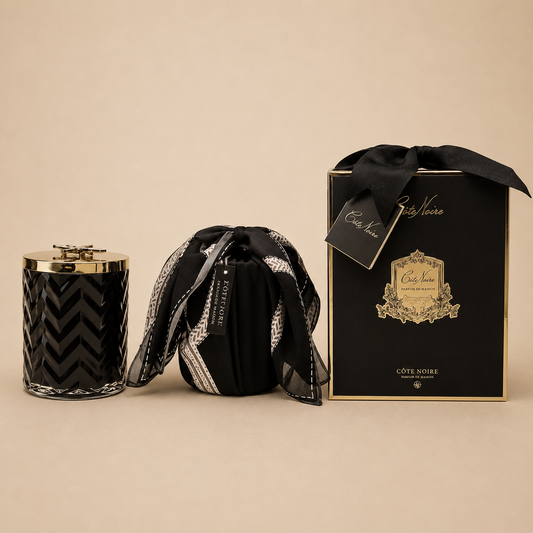 Cote Noire Herringbone Candle | Queen of the Night