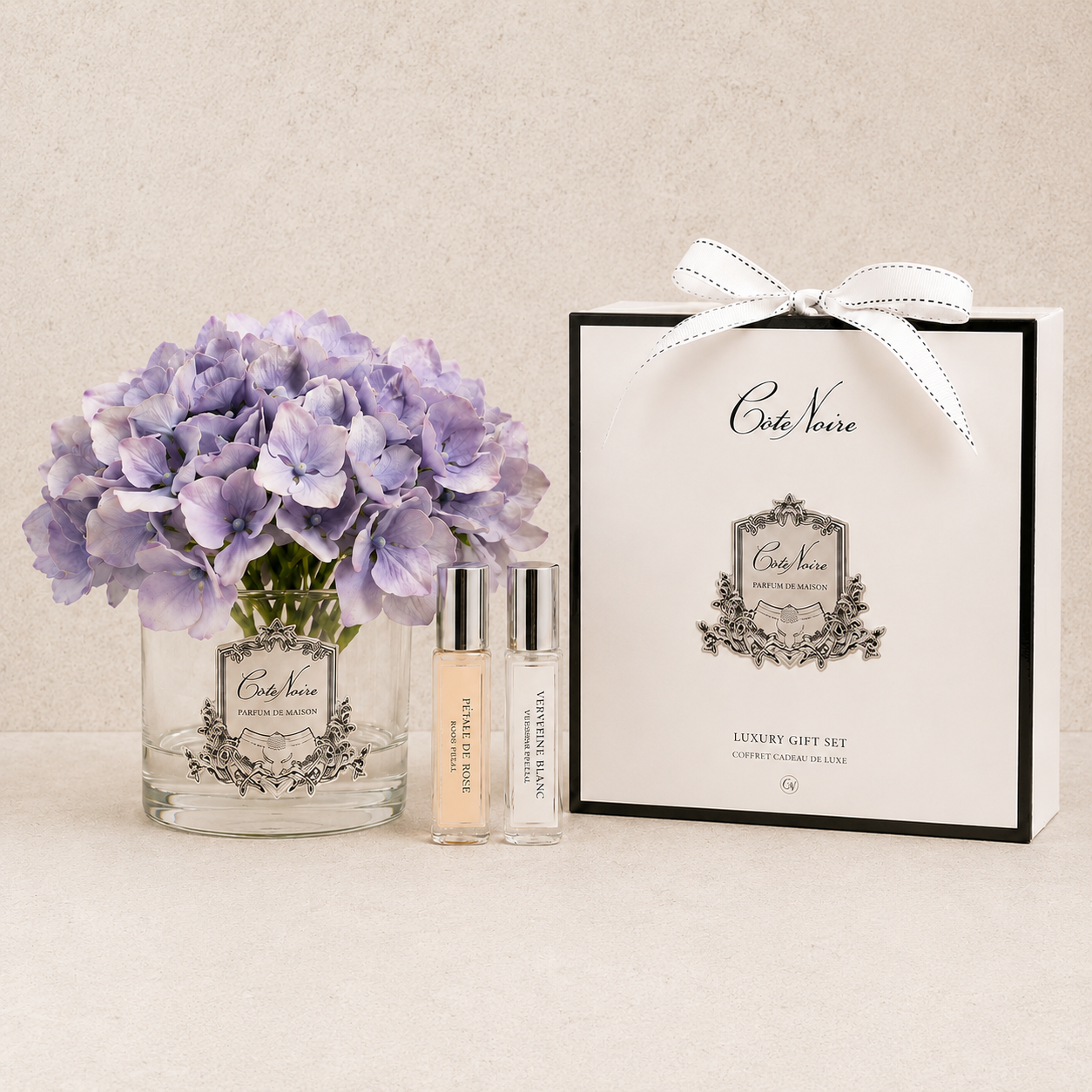 Cote Noire Perfumed Natural Touch Hydrangea | Blue