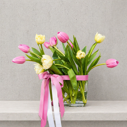 Simply Tulips Vase