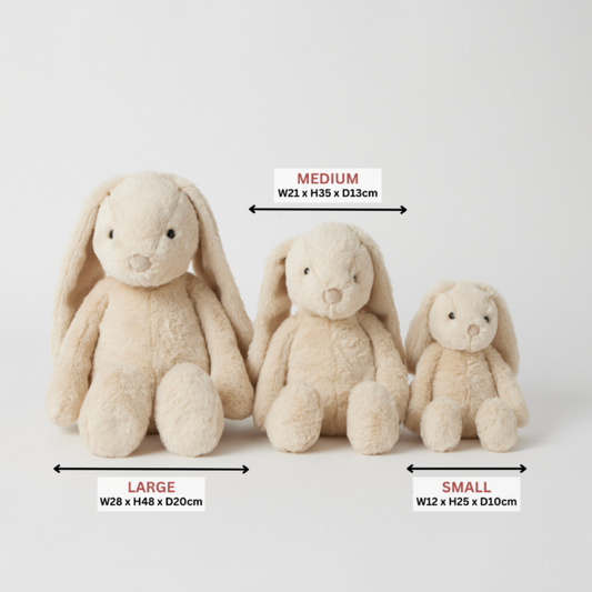 Beige Bunny Small | Jiggle & Giggle