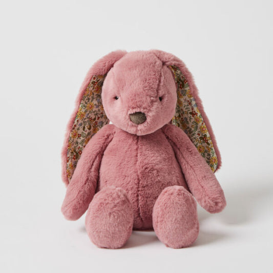 Floral Raspberry Bunny Medium | Jiggle & Giggle