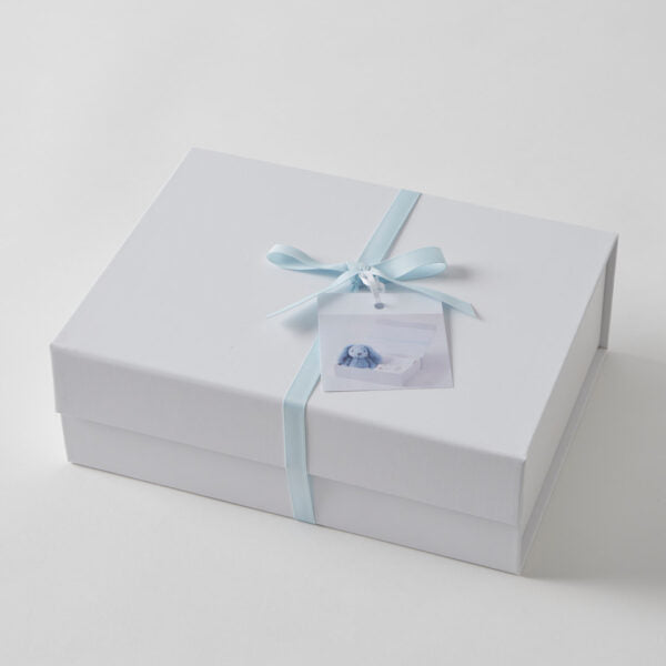Pale Blue Bunny Hamper Gift Set | Jiggle & Giggle