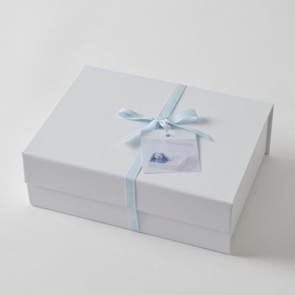 Pale Blue Bunny Hamper Gift Set | Jiggle & Giggle