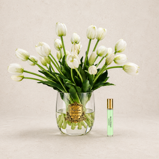 Cote Noire Heritage Tulips | White