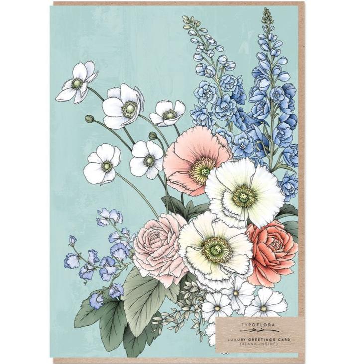 Pastel Blue Blank Card