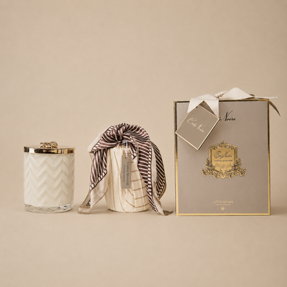 Cote Noire Herringbone Candle | Blonde Vanilla