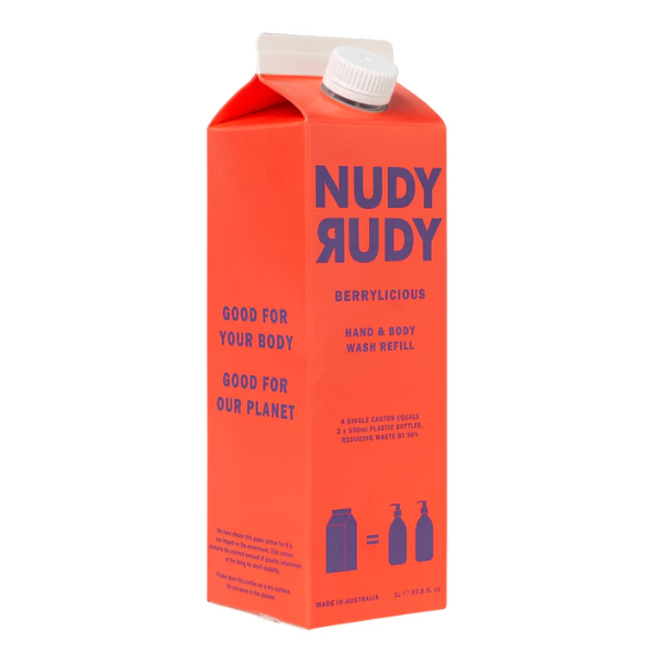 Nudy Rudy Hand & Body Wash Refill