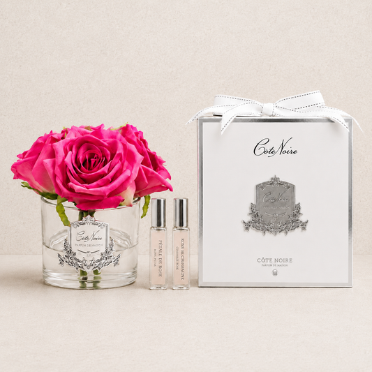 Cote Noire Perfumed Roses Five Heads | Magenta