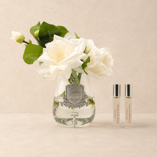 Cote Noire Tea Rose Bouquet | White