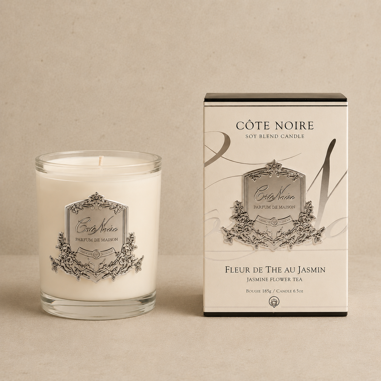 Cote Noire Candle | Jasmine Flower Tea