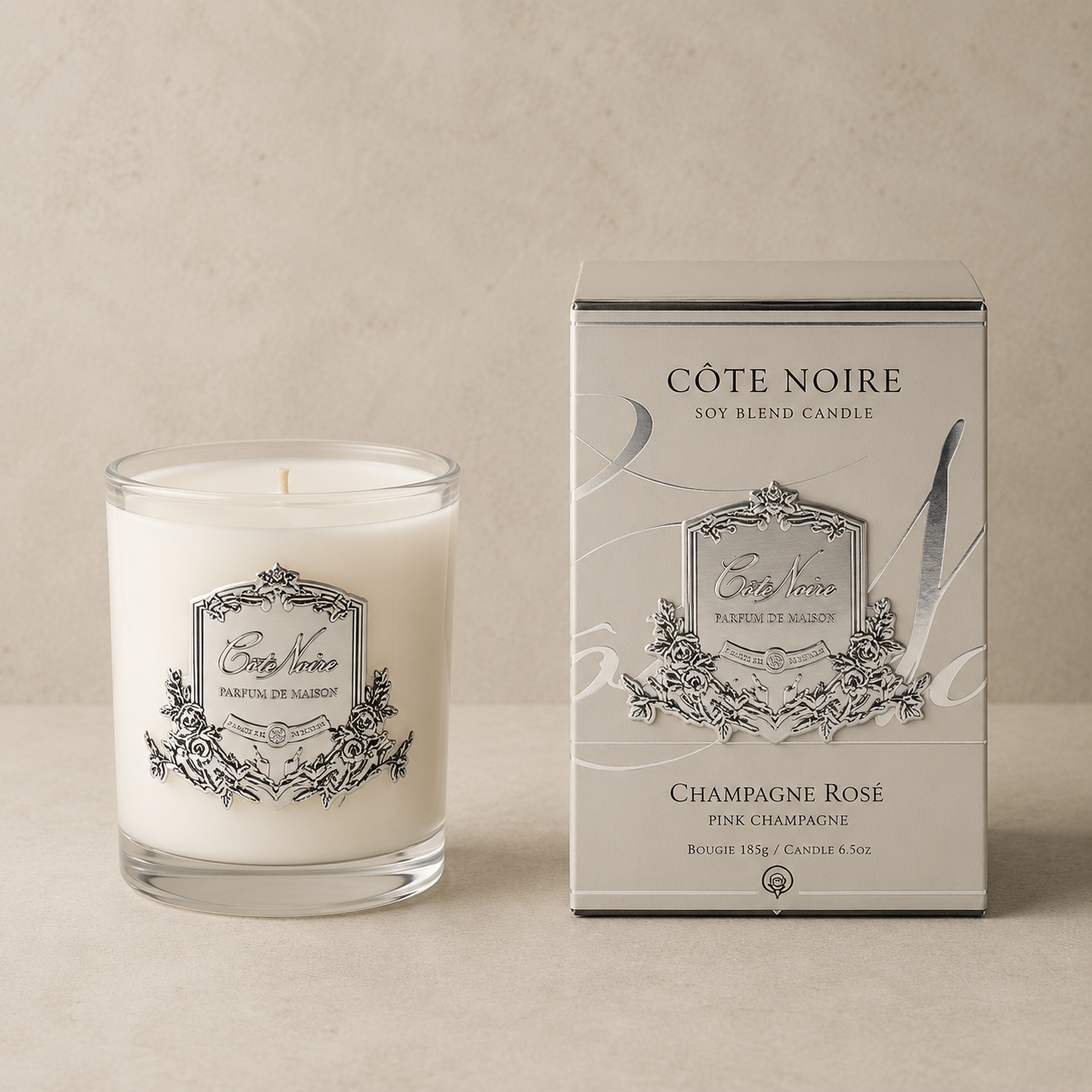 Cote Noire Candle | Pink Champagne