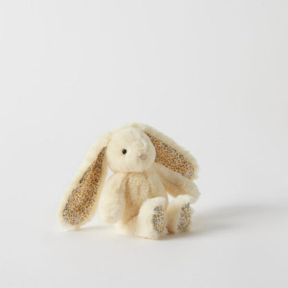 Floral Lemon Bunny Rattle | Jiggle & Giggle